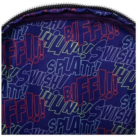 Mini sac à dos Les Femmes de DC Comics Impression Intégrale Loungefly