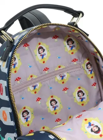 Mini sac à dos les Sept Nains dans leurs Lits Impression Intégrale Loungefly