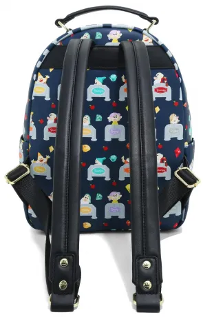 Mini sac à dos les Sept Nains dans leurs Lits Impression Intégrale Loungefly