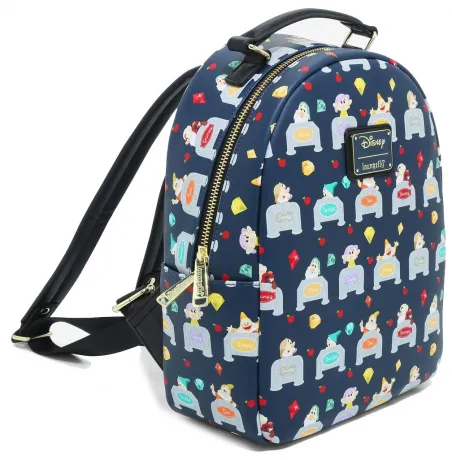 Mini sac à dos les Sept Nains dans leurs Lits Impression Intégrale Loungefly