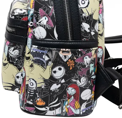 Mini sac à dos L&#039;étrange Noël de Monsieur Jack Impression Intégrale Loungefly