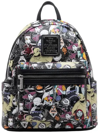 Mini sac à dos L&#039;étrange Noël de Monsieur Jack Impression Intégrale Loungefly