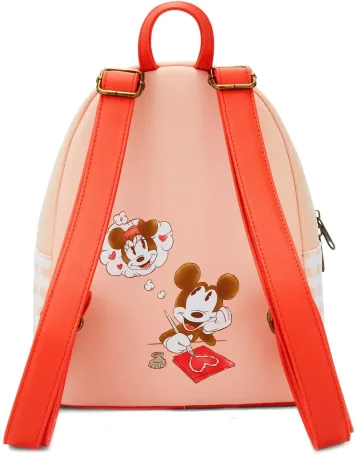 Mini sac à dos Lettre d&#039;Amour Minnie Mouse à Mickey Mouse Loungefly