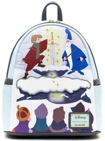 Mini sac à dos Merlin et Arthur L&#039;épée dans le Rocher Loungefly