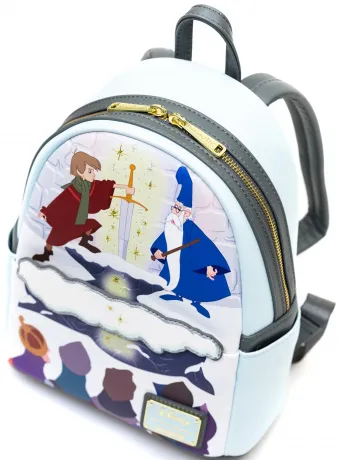 Mini sac à dos Merlin et Arthur L&#039;épée dans le Rocher Loungefly