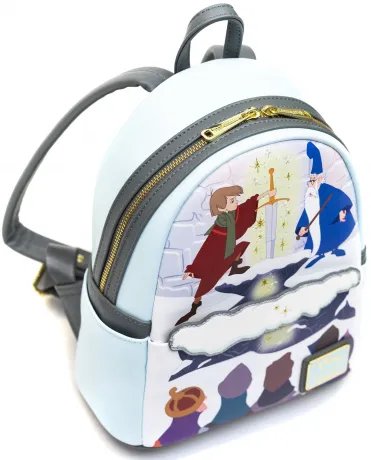 Mini sac à dos Merlin et Arthur L&#039;épée dans le Rocher Loungefly