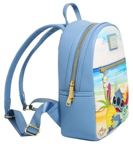 Mini sac à dos Stitch et Souillon Ananas Loungefly