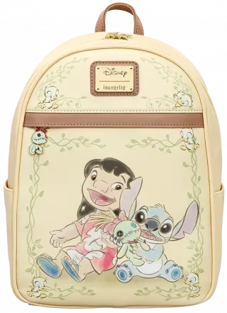 Mini sac à dos Lilo et Stitch Délavé Loungefly