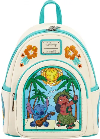 Mini sac à dos Lilo et Stitch Vitrail Loungefly