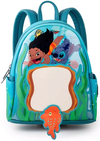 Mini sac à dos Lilo &amp; Stitch Doudou le Poisson Sandwich Loungefly