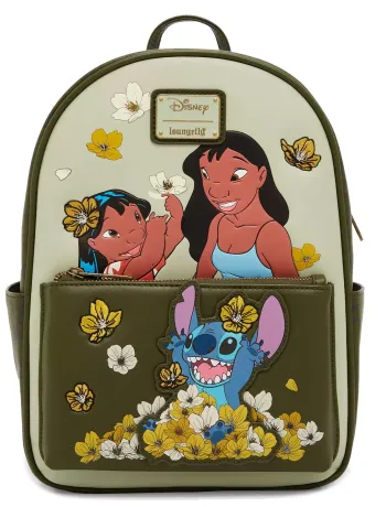 Mini sac à dos Lilo &amp; Stitch Floral Loungefly