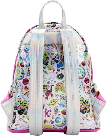 Mini sac à dos Lisa Frank Impression Intégrale Iridescent Loungefly
