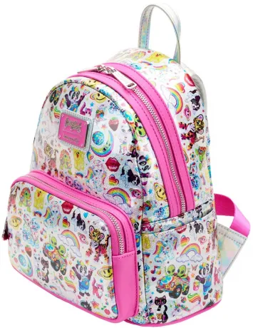 Mini sac à dos Lisa Frank Impression Intégrale Iridescent Loungefly