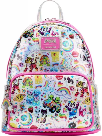 Mini sac à dos Lisa Frank Impression Intégrale Iridescent Loungefly