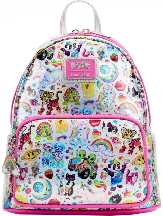 Mini sac à dos Lisa Frank Impression Intégrale Iridescent Loungefly