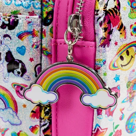 Mini sac à dos Lisa Frank Impression Intégrale Iridescent Loungefly