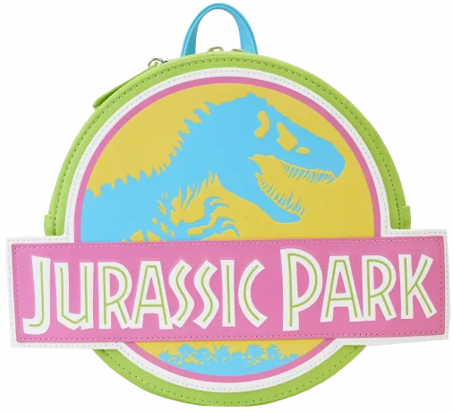Mini sac à dos Logo Néon Jurassic Park 30ème Anniversaire Glow Loungefly