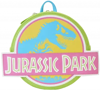 Mini sac à dos Logo Néon Jurassic Park 30ème Anniversaire Glow Loungefly