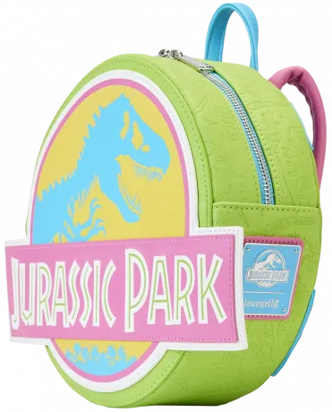 Mini sac à dos Logo Néon Jurassic Park 30ème Anniversaire Glow Loungefly