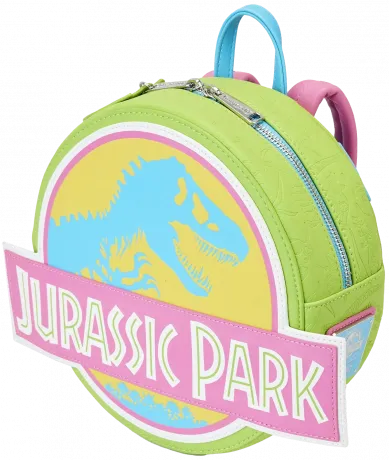 Mini sac à dos Logo Néon Jurassic Park 30ème Anniversaire Glow Loungefly
