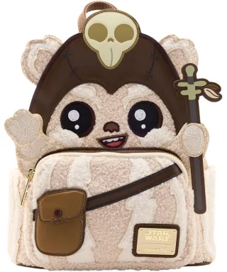 Mini sac à dos Logray Ewok Cosplay Peluche Loungefly
