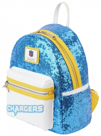 Mini sac à dos Los Angeles Chargers Sequin Loungefly