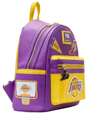 Mini sac à dos Los Angeles Lakers Patch Icons Loungefly