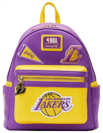Mini sac à dos Los Angeles Lakers Patch Icons Loungefly