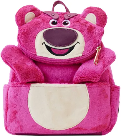 Mini sac à dos Lotso Peluche Cosplay avec Poche Loungefly