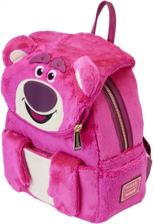 Mini sac à dos Lotso Peluche Cosplay avec Poche Loungefly
