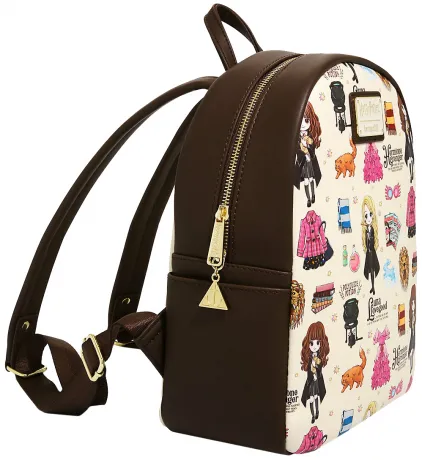 Mini sac à dos Luna et Hermione Impression Intégrale Loungefly