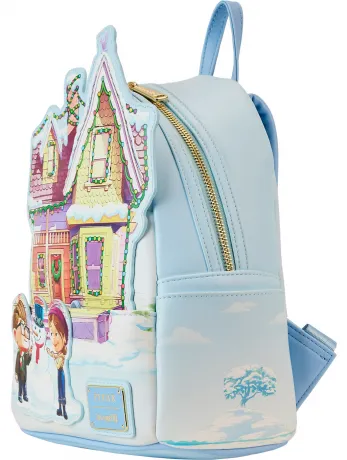 Loungefly Là-Haut [Pixar] Mini sac à dos Maison de Noël Light Up