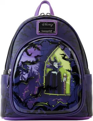 Mini sac à dos Maléfique Fenêtre Glow Loungefly