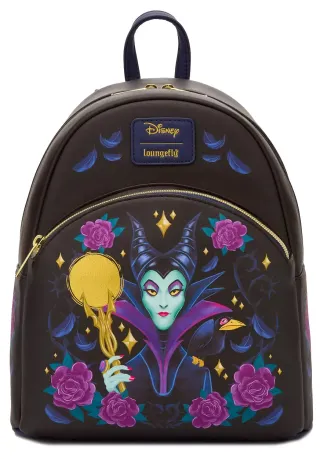 Mini sac à dos Maléfique Floral Loungefly