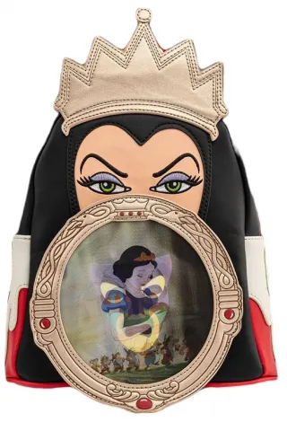 Mini sac à dos Méchante Reine Miroir Lenticulaire Villains Scène Loungefly