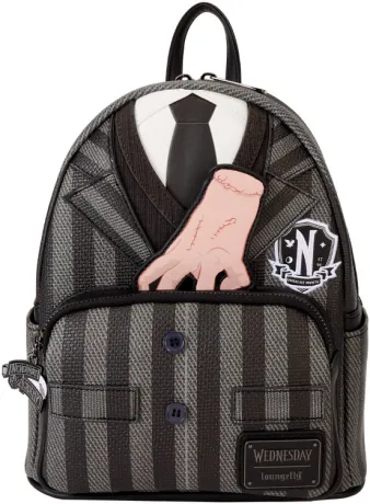 Mini sac à dos Mercredi Addams Uniforme de la Nevermore Academy Cosplay Loungefly
