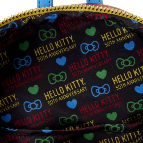 Mini sac à dos Métallique Hello Kitty 50ème Anniversaire Loungefly