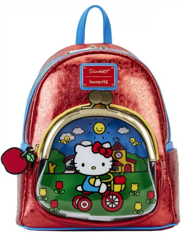 Mini sac à dos Métallique Hello Kitty 50ème Anniversaire Loungefly
