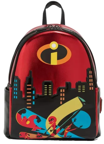 Mini sac à dos Métallique Famille Loungefly