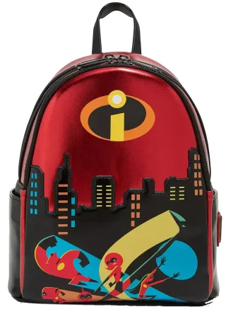 Mini sac à dos Métallique Famille Loungefly