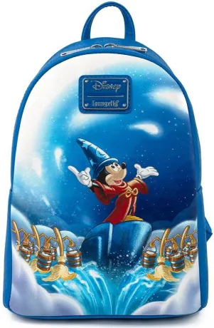 Mini sac à dos Mickey Mouse l&#039;Apprenti Sorcier Loungefly