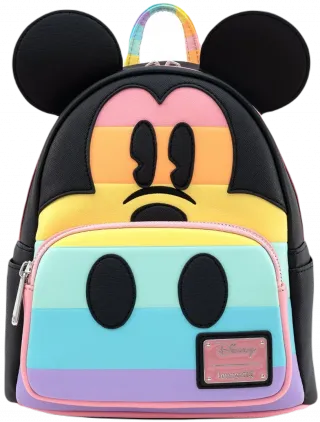 Mini sac à dos Mickey Arc-en-ciel Pastel Cosplay Loungefly