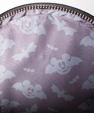 Mini sac à dos Mickey Chauve-souris Impression Intégrale Glow Loungefly