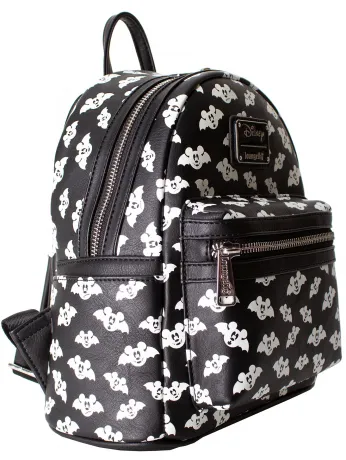 Mini sac à dos Mickey Chauve-souris Impression Intégrale Glow Loungefly