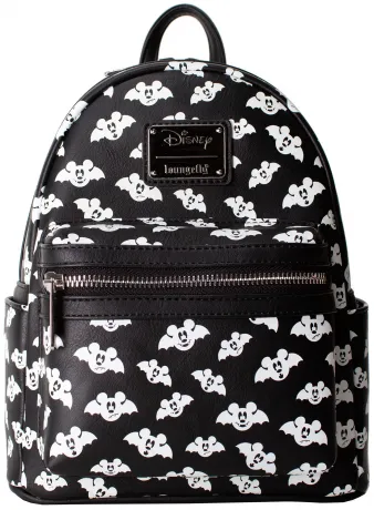 Mini sac à dos Mickey Chauve-souris Impression Intégrale Glow Loungefly