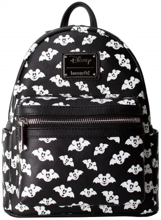 Mini sac à dos Mickey Chauve-souris Impression Intégrale Glow Loungefly