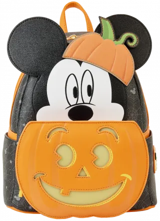 Mini sac à dos Mickey Citrouille Light Up Cosplay Loungefly