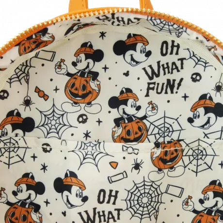 Mini sac à dos Mickey Citrouille Light Up Cosplay Loungefly