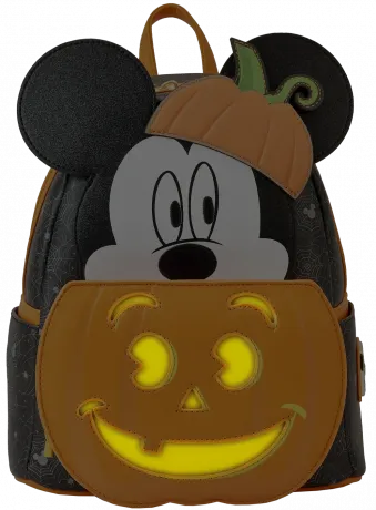 Mini sac à dos Mickey Citrouille Light Up Cosplay Loungefly
