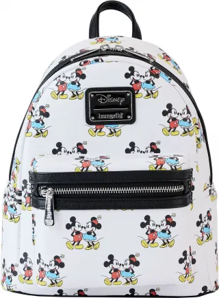 Mini sac à dos Mickey et Minnie Mouse Classique Impression Intégrale Loungefly
